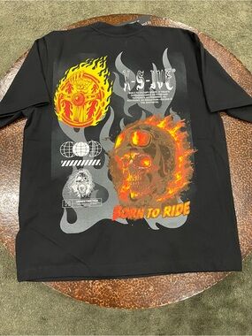 “Vox Populi” High Key Men's Black Relaxed Fit T-Shirt